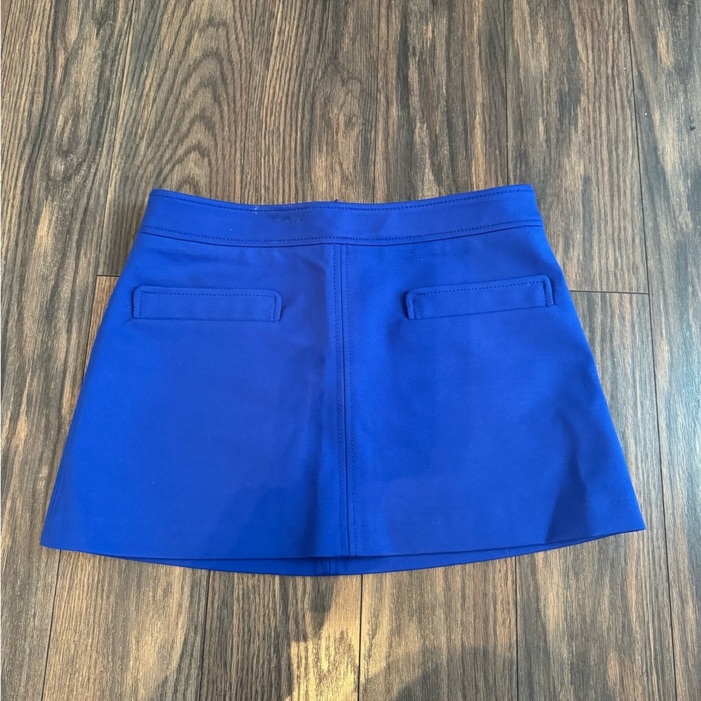 ZARA Mini skirt; Royal blue; Size S